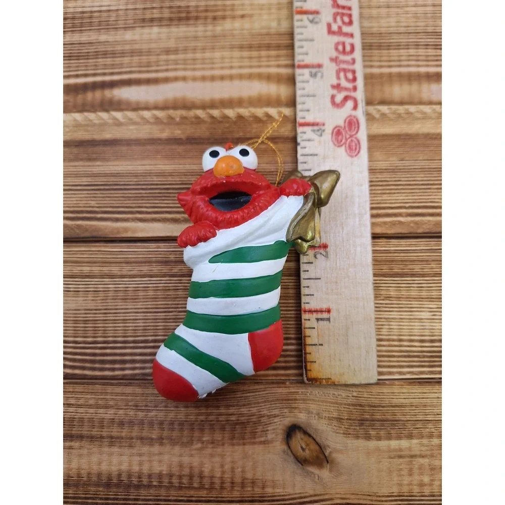 Sesame Street Elmo In A Stocking Jim Henson‎ 1993 Christmas Ornament